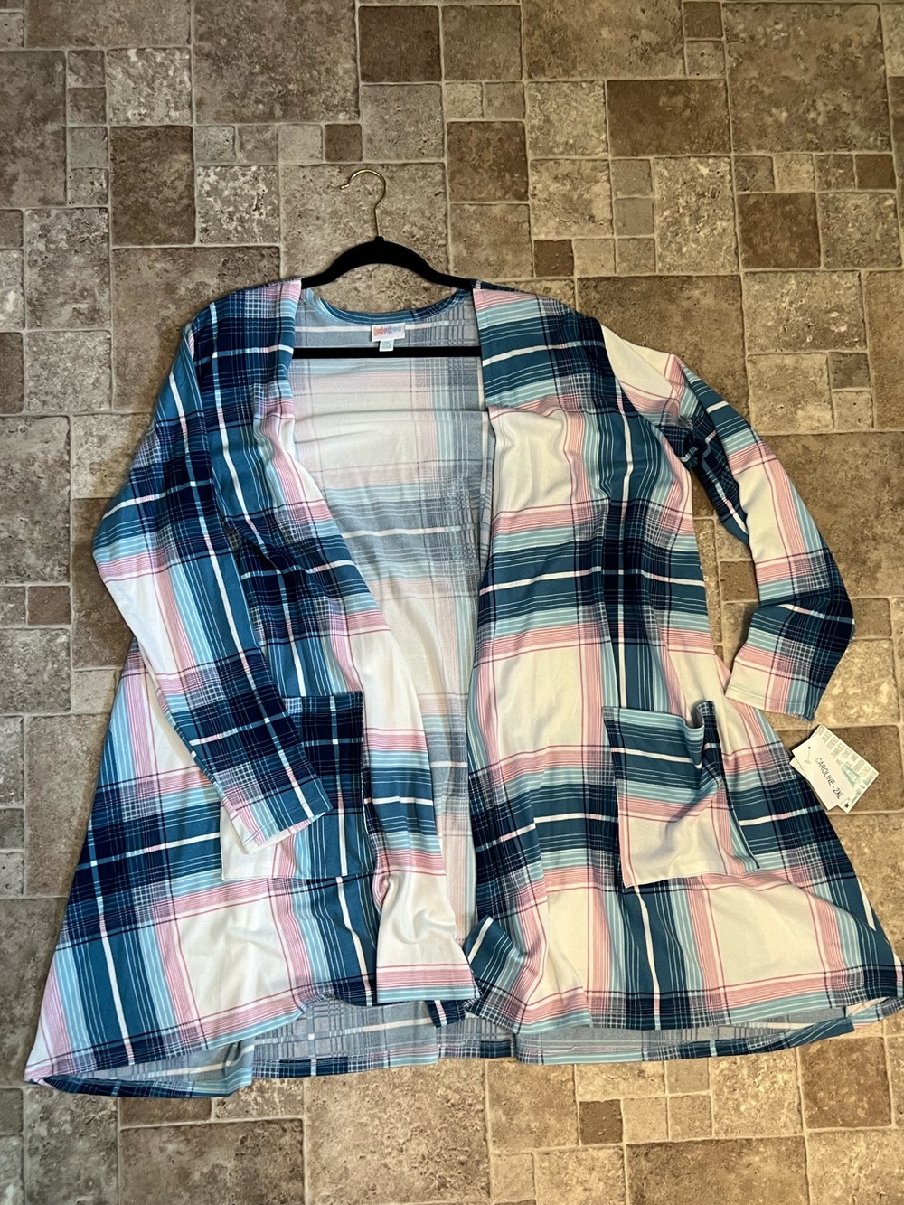 NWT 2X LuLaRoe Caroline Open Cardigan